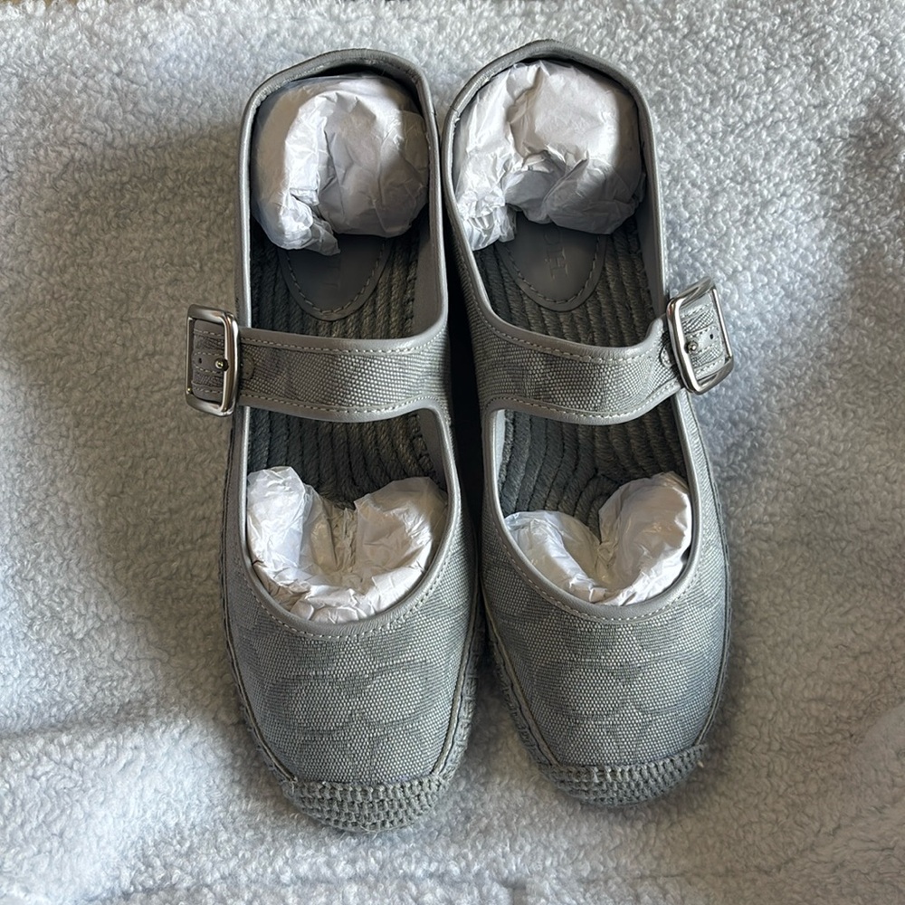 Coach Flats 
Denim